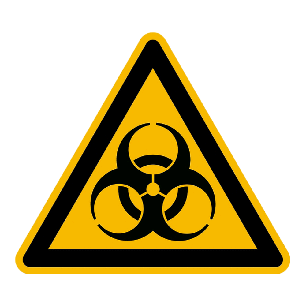 Warnzeichen "Warnung vor Biogefhrdung" DIN EN ISO 7010-W009