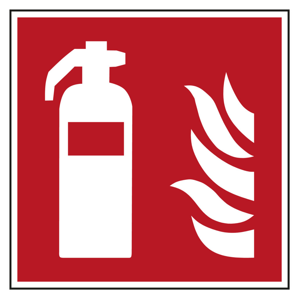 Brandschutzzeichen Feuerlscher DIN EN ISO 7010 F001