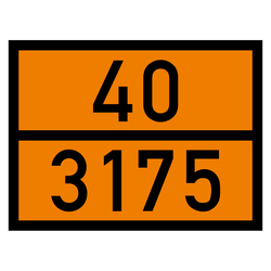 Warntafel 40 3175, orange, 400 x 300 mm in verschiedenen Materialien