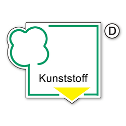 Recycling-Schild "Kunststoff"