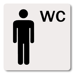 Schild wc herren