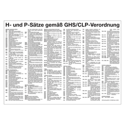  H  und  P  S tze  gem   GHS Verordnung gef hrliche Stoffe 29 