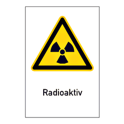 Warnschild "Radioaktiv"