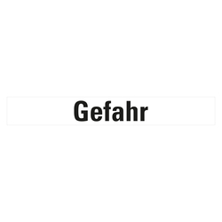 GHS Signalwort "Gefahr" Aufkleber Folie selbstklebend