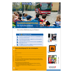 Fahreranweisung für Schulbusfahrer