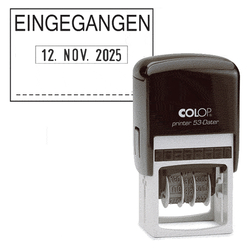 Datumstempel COLOP® Printer mit Text "Eingegangen" 53-Dater