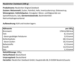 14er Pack Original Neukircher Zwieback (14 x 100 g)