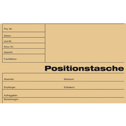 Positionstasche 100er Pack