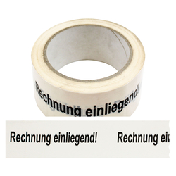 1 Rolle Klebeband "Rechnung einliegend!"