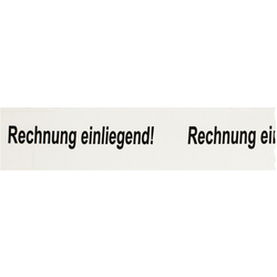 1 Rolle Klebeband "Rechnung einliegend!"