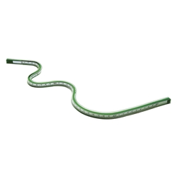 Rumold Flexible Kurvenlineale mit mm-Teilung, 30 cm