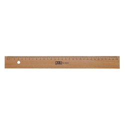 Standardgraph Holzlineal, 30 cm