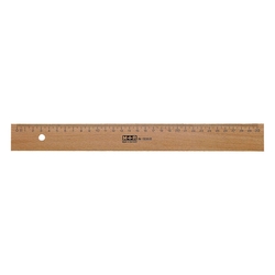 Standardgraph Holzlineal, 40 cm