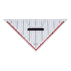 Rumold Technisches Zeichendreieck mit Griff, 325 mm