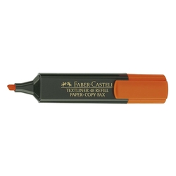 Faber-Castell Textmarker 48 REFILL nachfüllbar, orange, Einzelstift