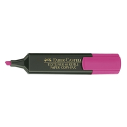 Faber-Castell Textmarker 48 REFILL nachfüllbar, rosa, Einzelstift