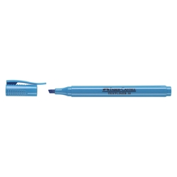 Faber-Castell Textmarker 38 Stiftform - blau