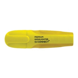 Q-Connect Textmarker Premium - ca. 2 - 5 mm Premium - gelb