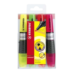 Stabilo® Textmarker LUMINATOR®, Etui mit 4 Stiften