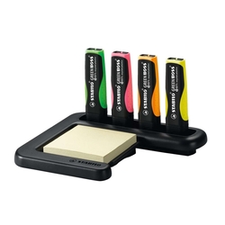 Stabilo® Textmarker GREEN BOSS®, Tischset mit 4 Stiften