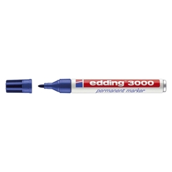 Edding 3000 Permanentmarker - nachfüllbar, 1,5 - 3 mm, blau