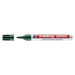 Edding 3000 Permanentmarker - nachfüllbar, 1,5 - 3 mm, grün