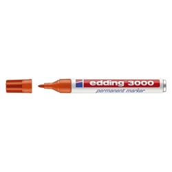 Edding 3000 Permanentmarker - nachfüllbar, 1,5 - 3 mm, orange