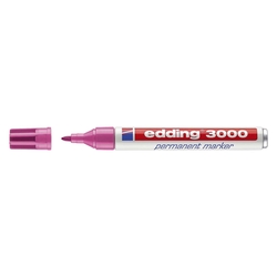 Edding 3000 Permanentmarker - nachfüllbar, 1,5 - 3 mm, rosa