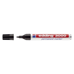 Edding 3000 Permanentmarker - nachfüllbar, 1,5 - 3 mm, schwarz