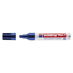 Edding No.1 Permanentmarker - nachfüllbar, 1 - 5 mm, blau