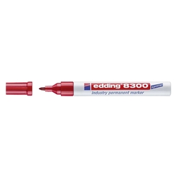 Edding 8300 Permanentmarker industry -  1,5 - 3 mm, rot