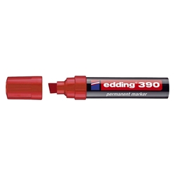 Edding 390 Permanentmarker - nachfüllbar, ca. 4 - 12 mm, rot