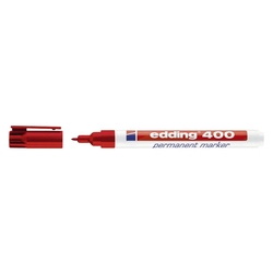 Edding 400 Permanentmarker - nachfüllbar, 1 mm, rot