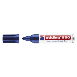 Edding 550 Permanentmarker - nachfüllbar, 3 - 4 mm, blau