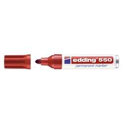 Edding 550 Permanentmarker - nachfüllbar, 3 - 4 mm, rot