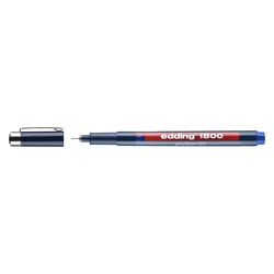 Edding 1800 Faserzeichner profipen - 0,25 mm, blau