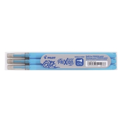 Pilot Tintenrollermine, Frixion 2264, BLS-FRP5-S3, 0,3 mm, hellblau, 3St im Etui