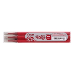 Pilot Tintenrollermine, Frixion 2264, BLS-FRP5-S3, 0,3 mm, rot, 3St im Etui