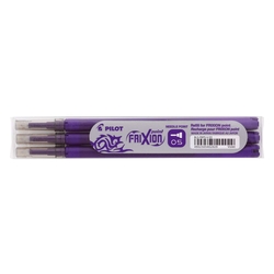 Pilot Tintenrollermine, Frixion 2264, BLS-FRP5-S3, 0,3 mm, violett, 3St im Etui