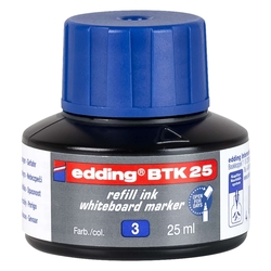 Edding BTK 25 Nachfülltusche - für Boardmarker, 25 ml, blau