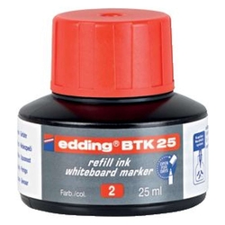 Edding BTK 25 Nachfülltusche - für Boardmarker, 25 ml, rot