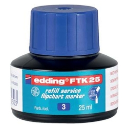 Edding FTK 25 - Nachfülltusche, 25 ml, blau