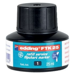 Edding FTK 25 - Nachfülltusche, 25 ml, schwarz