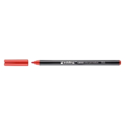 Edding 1300 Fasermaler color pen - ca. 3 mm, rot