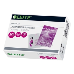 Leitz 33812 Folientasche Key Card 125 Micron 100 Stück