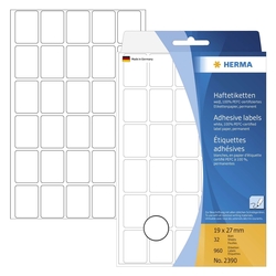 Herma 2390 Vielzwecketiketten weiß 19x27 mm Papier matt 960 St.