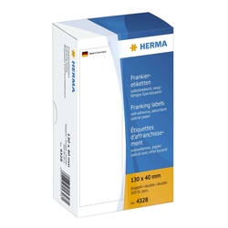 Herma 4328 Frankier-Etiketten - doppelt, 130x40 mm, 500 Stück