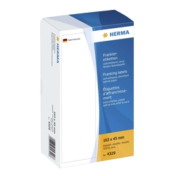 Herma 4329 Frankier-Etiketten - doppelt, 163x45 mm, 500 Stück