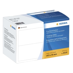 Herma 4319 Frankier-Etiketten - doppelt, 163x45 mm, 1000 Stück