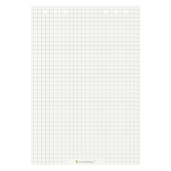 Q-Connect Flipchart-Block, 68 x 99 cm, kariert/blanko, 20 Blatt KF15416